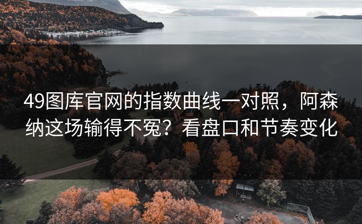 49图库官网的指数曲线一对照，阿森纳这场输得不冤？看盘口和节奏变化  第1张